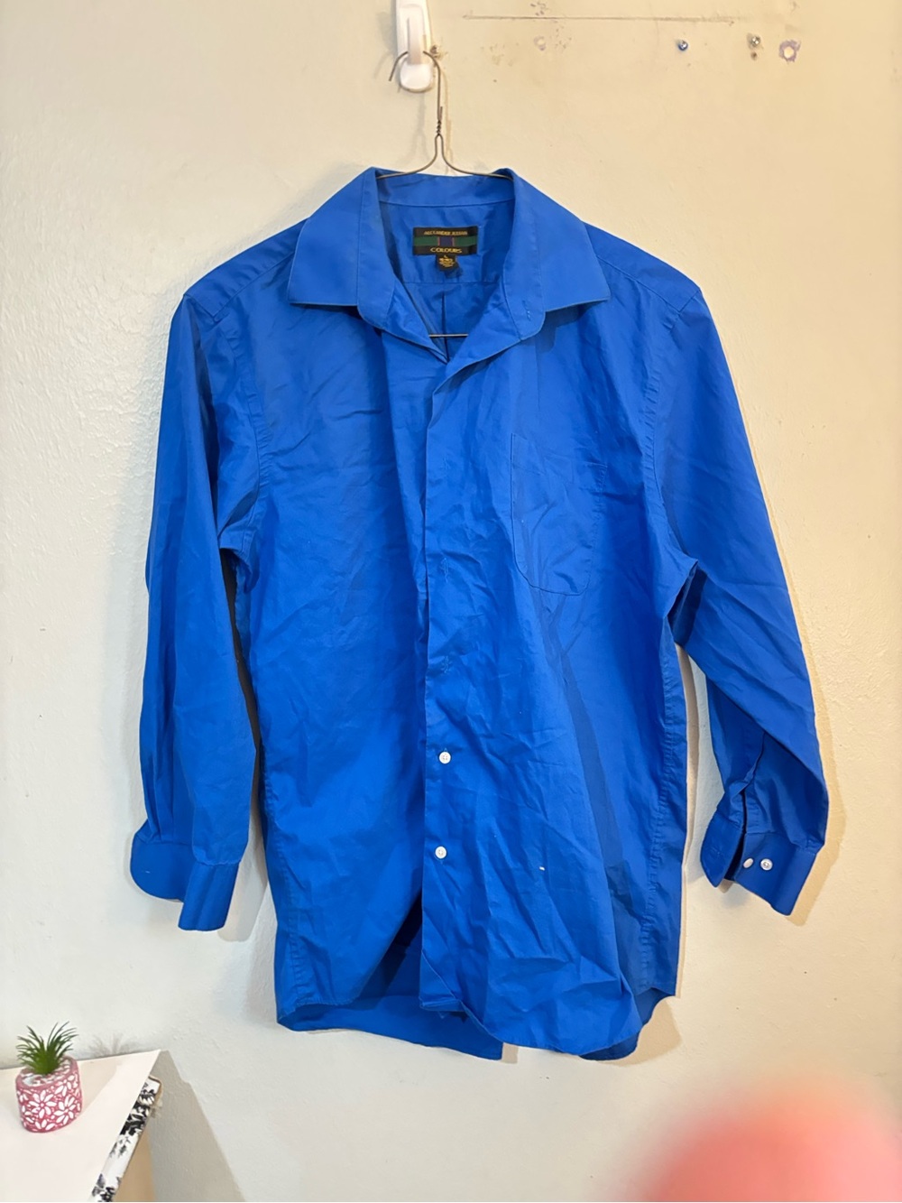 Alexander Julian Royal Blue Men's Button-Up Shirt